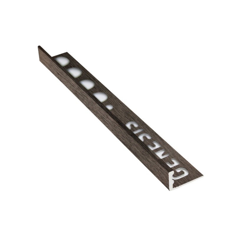 Profilo angolare in alluminio - Nero spazzolato