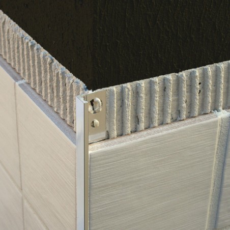 Profilo angolare in alluminio - effetto granito