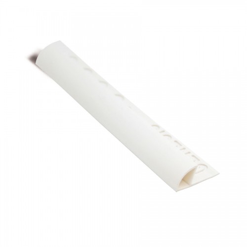 Profilo arrotondato in PVC - Bianco